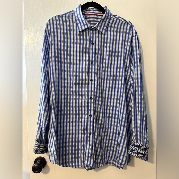 Tasso Elba Other - Tasso Elba Men’s Long Sleeve Button Down Dress Shirt - Size XL